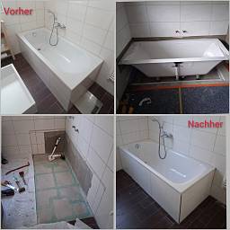 Austausch Badewanne im Bestand (Trier-Markusberg)  © ChriMa Haustechnik GmbH